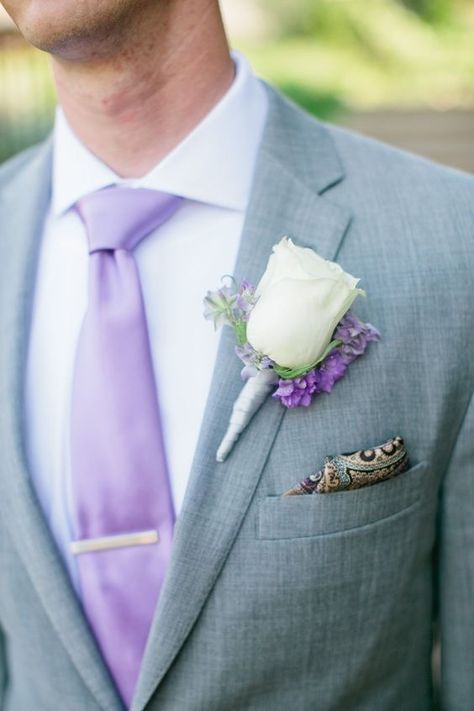 Non Tux Groom Attire, Groom Attire Lavender, Tangled Wedding Groom, Groomsmen Attire Lavender, Rupunzle Wedding, Wedding Suits Men Grey Purple, Lilac Groomsmen Attire, Lavender Groomsmen Attire, Groomsmen Lavender