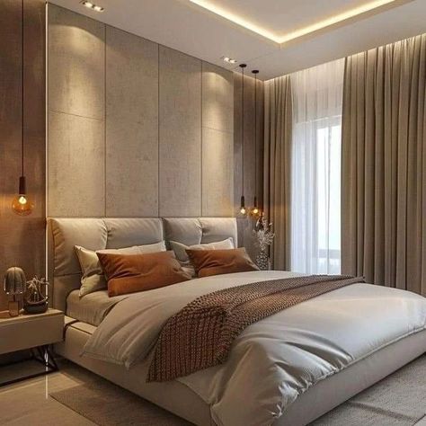 White And Grey Bedroom Ideas, Charcoal Throw Pillows, Grey Bedrooms, Bedrooms Luxury, Gray Upholstered Headboard, Bed Design Ideas, Small Bedroom Storage, White Bed Frame, Best Bed