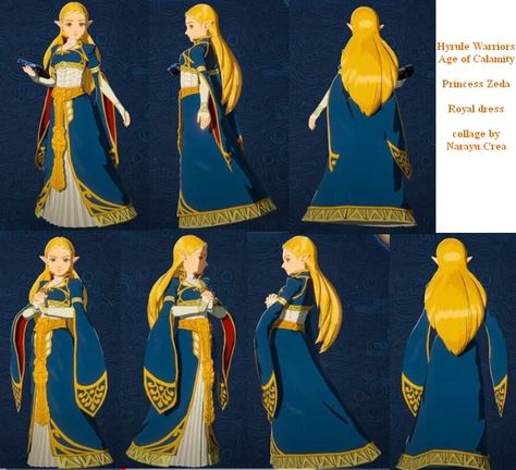 Narayu on Twitter: "princess Zelda royal dress ref pics collage from Hyrule Warriors Age of Calamity (better quality on my Facebook page) #zelda #princesszelda #botw #hwoac #HyruleWarriorsAgeofCalamity #breathofthewild https://t.co/qTsP3DxMbL" / Twitter Zelda Ceremonial Dress, Zelda Dress Breath Of The Wild, Zelda Blue Dress, Princess Zelda Dress, Botw Zelda Outfits, Legend Of Zelda Age Of Calamity, Zelda Royal Dress, Hylian Fashion, Calamity Zelda