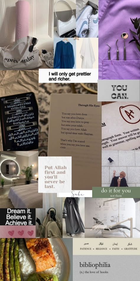 Mottos For 2024, Ramadan Vision Board Aesthetic, Vision Board Muslimah, Muslimah Vision Board, Muslimah Aesthetic Quotes, Ramadan Vision Board, Islam Vision Board, Muslimah Aesthetic Wallpaper, Study Board Wall