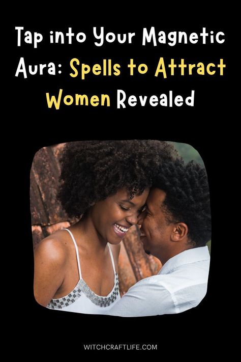 Unveil the secrets of spells to attract women and tap into your magnetic aura. Enhance your personal magnetism, build self-confidence, and become irresistible to women. Empower yourself with the magic that amplifies your charm. #SpellsToAttractWomen #MagneticAura #PersonalMagnetism Magnetic Aura, Spells Witchcraft Money, Witchcraft Money, Love Spells Witchcraft, Become Irresistible, Money Rituals, Love Binding Spell, Attraction Spell, Powerful Love Spells