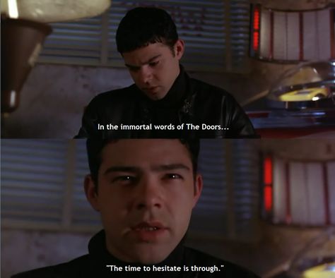 "In the immortal words of The Doors 'The time to hesitate is through.'" - Lucas, Empire Records Empire Records Aesthetic, Empire Records Quotes, Liv Tyler Empire Records, Empire Records Movie, Poetic Justice Quotes Movie, 80s Movie Quotes, Rex Manning Day, Rory Cochrane, Empire Records