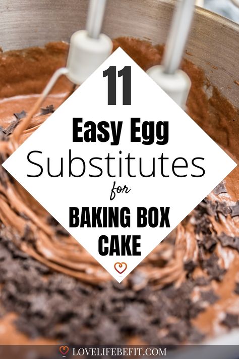 Cake Mix Without Eggs Recipes, Boxed Cake Without Eggs, Replacement For Eggs In Baking, Cake Mix Substitute Ingredients, Cake Mix No Eggs Recipe, Egg Free Cake Mix Recipe, Egg Free Cake Mix Cookies, Substitute For Eggs In Baking Cake Mixes, Egg Replacement In Baking Cake