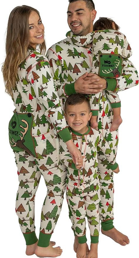 Lazy One Flapjacks, Matching Pajamas for The Dog, Baby & Kids, Teens, and Adults Matching Family Holiday Pajamas, Family Holiday Pajamas, No Peeking, Christmas Pjs Family, Matching Family Christmas Pajamas, Family Pajama Sets, Matching Christmas Shirts, Footie Pajamas, Dog Baby