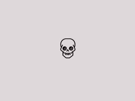 Minimal Skull Tattoo, Simple Skull Tattoo, Tiny Skull Tattoos, Skull Finger Tattoos, Small Skull Tattoo, Simple Skull, Skull Sketch, Stick N Poke, Skeleton Tattoos