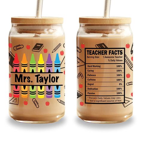 Appreciation Gifts Diy, Teacher Appreciation Gifts Diy, Cute Teacher Gifts, Teacher Tumbler, Appreciation Thank You, Teachers Diy, Projets Cricut, Teacher Personalized, School Teacher Gifts