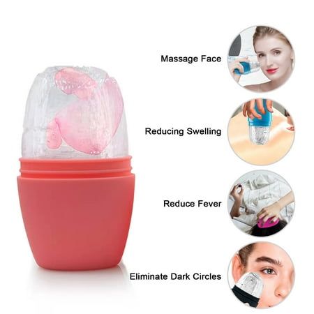 Weloille Ice Roller For Face And Eye Facial Ice Roller For Skin Care Silicone Facial Ice To Fine Lines Bright Skin Enhance Natural Glow Features: Reusable This Facial Ice Roller is easy to operate. It can be used adding water,and roses, etc and then put it in the refrigerator freezing, just slide on clean skin., and it can also be recycled. In addition, silicone skin care tools are food-grade, Improve Skin TextureEnjoy the rejuvenating effects that cold temperatures can have on your skin. improv Facial Ice Roller, Tea For Inflammation, Eye Facial, Ice Roller For Face, Ice Face, Ice Facial, Roller For Face, Face Pores, Eye Puffiness