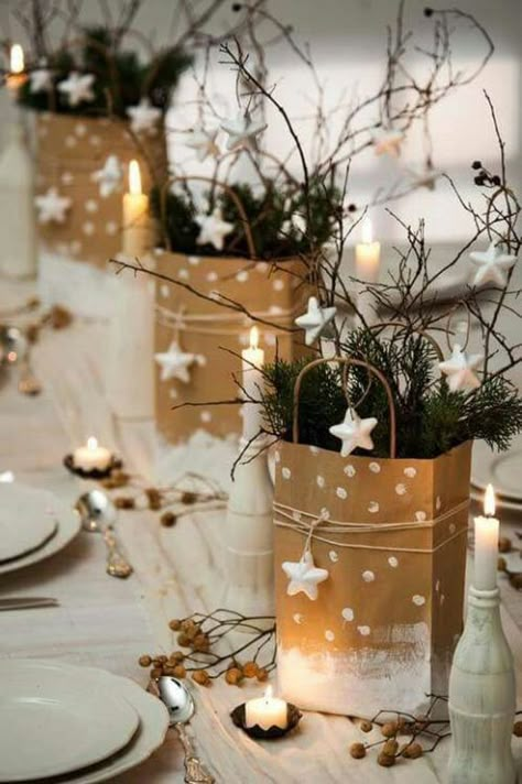 Each table deserves a #centerpiece, especially on #Christmas. Diy Christmas Table, Christmas Table Centerpieces, Christmas Centerpieces Diy, Diy Centerpieces, Christmas Decorations Rustic, Christmas Table Settings, Christmas Centerpieces, Christmas Table Decorations, Rustic Christmas