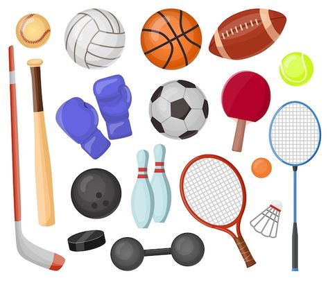 Jurassic Illustration, Sports Clips, Sport Equipment, Clip Art Pictures, Golf Collection, Print Planner, Sport Basketball, Bowling Pins, Sports Balls