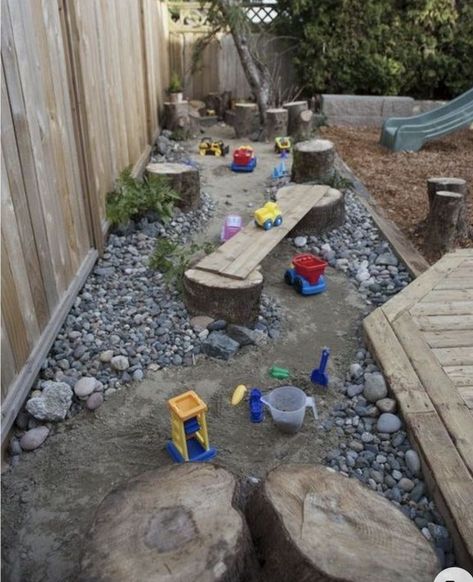 Kids Garden Play Area, Kids Outdoor Spaces, Outdoor Playscapes, Easy Costume Ideas, Kids Garden Play, Backyard Play Spaces, Natural Play Spaces, Outdoor Kids Play Area, Kids Yard