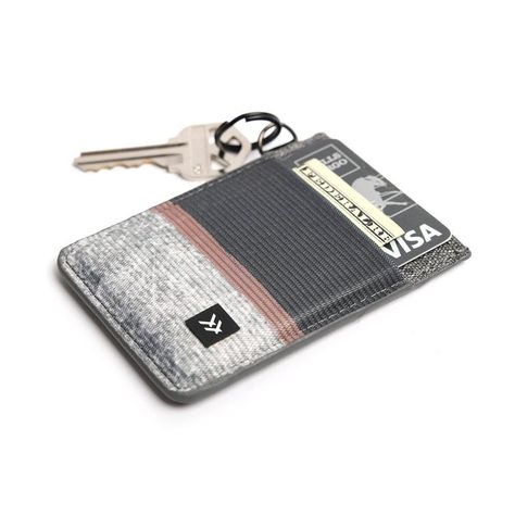 Vertical Card Holders | Thread Wallets® Canvas Card Holder, Tm Logo, Thread Wallets, Unique Wallets, Key Lanyard, Wearable Tech, Holder Design, Slim Wallet, Fabric Bags