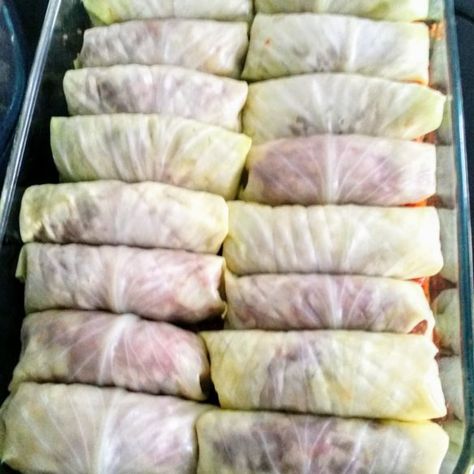 Cabbage Rolls Easy Cabbage Rolls, Raw Cabbage, Baked Cabbage, Cabbage Rolls Recipe, Cooked Cabbage, Hamburger Meat Recipes, Hamburger Meat, Cabbage Rolls, Beef Recipes For Dinner