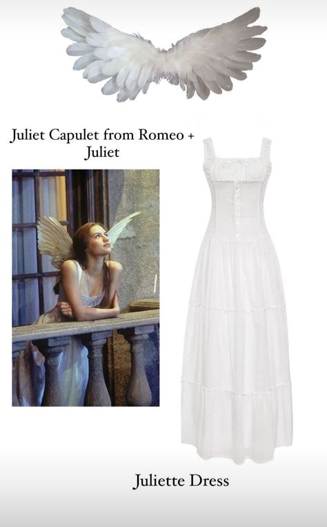 Emma Bloom Costume, Juliette Costume, Halloween Costumes Niche, Niche Costumes, Niche Halloween Costumes, Angel Halloween Costume, Angel Halloween Costumes, Classy Halloween Costumes, Hallowen Ideas