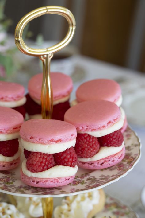 French Macarons Recipe, Plain Cookies, Macaron Cookies, Fresh Raspberries, Buttercream Recipe, Macaron Recipe, French Macarons, Rose Scented Products, Save Food