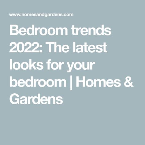 Bedroom trends 2022: The latest looks for your bedroom | Homes & Gardens Aesthetic Home Design, Statement Bed, Cluttered Bedroom, Firmdale Hotels, Moody Colors, Bedside Wall Lights, Bedroom Trends, Dark And Moody, Forest Decor