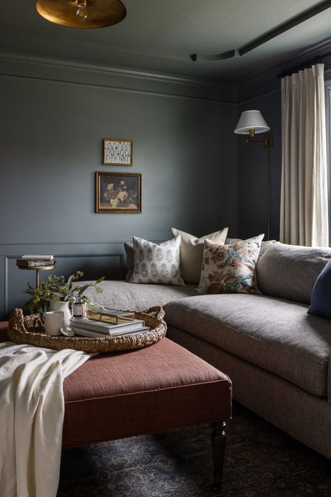 Kitchen Mudroom, Moody Living Room, Cottage Vibes, Primitive Cottage, Powder Bathroom, Overland Park Kansas, New House Living Room, Victorian Living Room, The Den