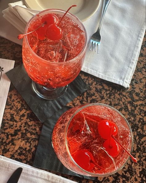 Sherly Temple Drink Aesthetic, Shirley Temple Aesthetic Drink, Shirly Temple Aesthetic, Shirley Temple Drink Aesthetic, Shirley Temple Aesthetic, Sherly Temple Drink, Cherry Temple, Cherry Aesthetics, California Rain