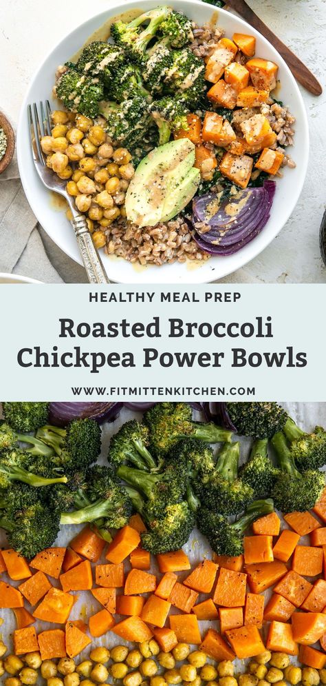 Broccoli Chickpea, Chickpea Bowls, Healthy Decisions, 2024 Meals, Potato Bowls, Fit Mitten Kitchen, Vegetarian Bowls, Sweet Potato Bowls, Daniel Plan