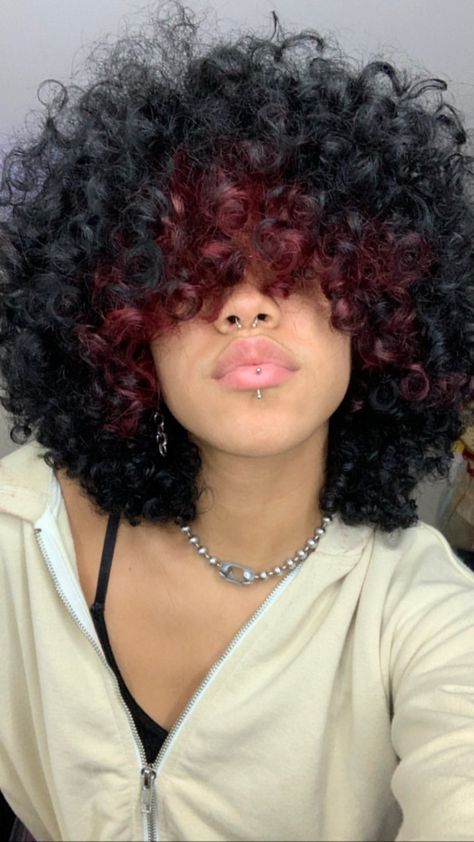 Short Curly Hair Color Ideas Highlights, 4c Dyed Hair, Curly Hair Dye, Dyed Curly Hair, Curly Hair Care Routine, Curly Hair Videos, Bella Hair, Short Hair Black, Dyed Hair Inspiration