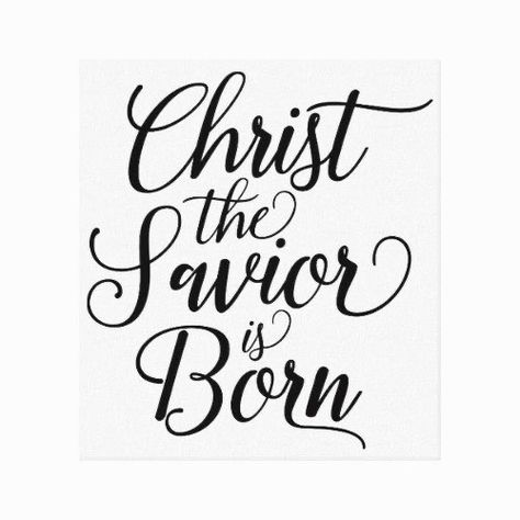 A Savior Is Born Sign, Nativity Sayings, Christian Christmas Images, Christ The Savior Is Born, Bible Verse Watercolor, Canvas Wall Art Quotes, Watercolor Christmas Wreath, Folk Christmas, Nativity Painting