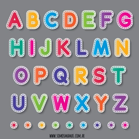 letras del abecedario para niños con colores para imprimir Small Alphabet Letters, Small Alphabets, Alphabet Templates, Alphabet A, Abc Letters, Alphabet Stickers, Alphabet Printables, Small Letters, Toddler Learning Activities