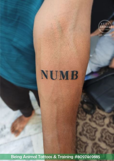 Numb Tattoo, Dope Tattoos, Animal Tattoos, I Tattoo, Small Tattoos, Tatting, Tattoo Quotes, Tattoos