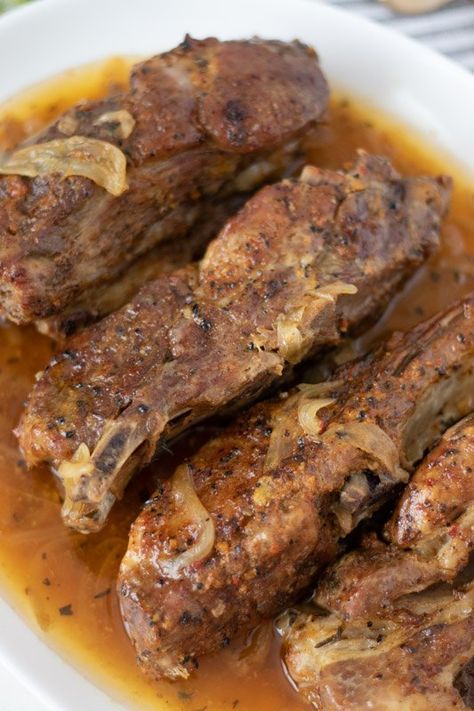 Oven Baked Country-Style Pork Ribs | Foodtalk Country Pork Ribs In The Oven, Country Style Ribs In Oven, Oven Pork Ribs, Country Pork Ribs, Country Casserole, Baked Pork Ribs, Country Ribs, Boneless Pork Ribs, Winter Dinners