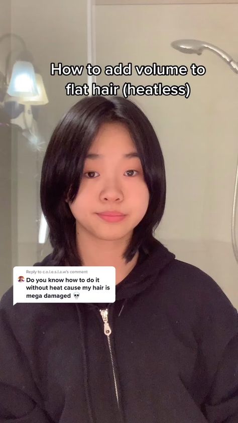 Reply to @c.o.l.e.s.l.a.w save the video if its going too fast!! #xyzbca#hairtutorial#05 Tiktok Hairstyles, Tomboy Haircut, Wolfcut Long, Tomboy Hairstyles, Short Hair Tomboy, Tutorial Hair, Hair Style Korea, Asian Short Hair, Bangs Curly