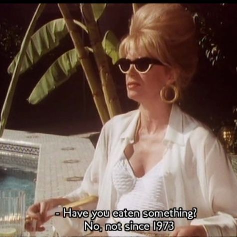 21 Signs Patsy Stone From "Absolutely Fabulous" Is Your Spirit Animal Absolutely Fabulous Quotes, Absolutely Fabulous Patsy, Patsy And Eddie, Patsy And Edina, Edina Monsoon, Patsy Stone, Jennifer Saunders, Joanna Lumley, Fabulous Quotes