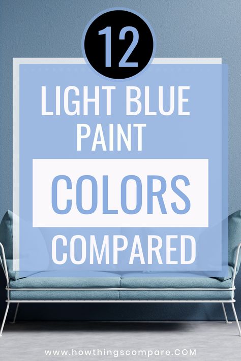 12 Light Blue Paint Colors Compared In this article, you will learn about 12 light blue paint colors including a side-by-side comparison. If you are considering either of these colors, the following information will help you make the right decision. Steely Blue Paint Color, Very Light Blue Paint, Light Blue Gray Paint Colors Living Room, Lowes Paint Colors Blue, Natural Blue Color Palette, Very Light Blue Paint Colors, Light Blue Bedroom Paint Colors, Best Blue Paint Colors For Bedroom, Light Blue Paint Living Room