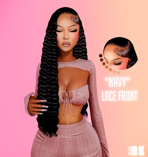 Cc Finds — 💗Hi babys I'm providing this beautiful hair with... Sims 4 Free Mods, Perfect Waves, Sims 4 Piercings, Cc Hair, Sims 4 Black Hair, Sims 4 Tsr, The Sims 4 Skin, Sims 4 Cc Kids Clothing, The Sims 4 Pc