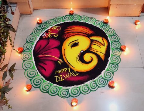 Ganesh Rangoli Designs Latest, Rangoli Designs Of Ganesha, Ganapati Bappa Rangoli, Ganpati Bappa Rangoli Designs Latest, Rangoli Designs Ganpati Festival, Latest Rangoli Designs Creative 2024, Poster Rangoli Designs For Diwali Latest, Rangoli Designs For Ganpati, Bappa Rangoli Designs