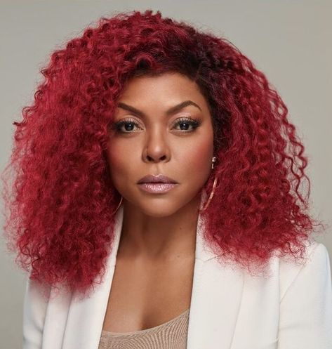 Normalize Therapy, Best Curly Hairstyles, Celebrity Hair Inspiration, Elegant Bun, Tamar Braxton, Taraji P Henson, Hairstyles For Women Over 50, Red Wigs, Outfit Trends