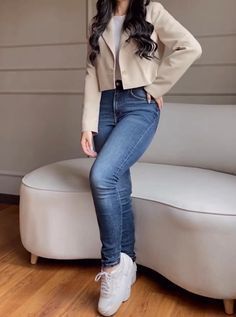 Casual Chic Outfits, Casual College Outfits, Everyday Fashion Outfits, Casual Day Outfits, Elegante Casual, Quick Outfits, Classy Work Outfits, Easy Trendy Outfits, Stylish Work Outfits