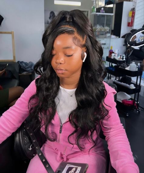 Lace Front Wigs For Black Women Half Up Half Down, Down Up Hairstyles, Teenage Weave Hairstyles, Sew In Hairstyles Half Up Half Down Curly, Half Up Half Down Hair Black Women Lace Wig, Half Up Half Down Bangs Weave, 20 Inch Half Up Half Down, Half Up Half Down Updo Wig, Half Up Half Down Hair Black Women Side Part