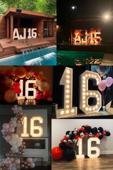 Sweet 16 Guy Party Ideas, Sweet 16 Kickback Ideas, 16 Birthday Centerpiece Ideas, Guys Sweet 16 Ideas, Sweet Sixteen Backyard Party Ideas, Sweet 16 Dinner Ideas, Sweet 16 Party Ideas Outdoor, Boy Sweet 16 Party Ideas, Boys Sweet 16 Party Ideas