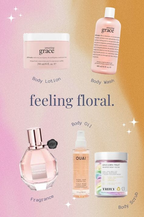 floral scents, floral fragrances, feminine fragrances, it girl body care it girl frgrance, body care, floral perfume, body oil, body scrub, body wash, body lotion Floral Scents, Floral Perfume, Feminine Fragrance, Birthday Wishlist, Body Soap, Amazing Grace, Floral Scent, It Girl, Floral Fragrance