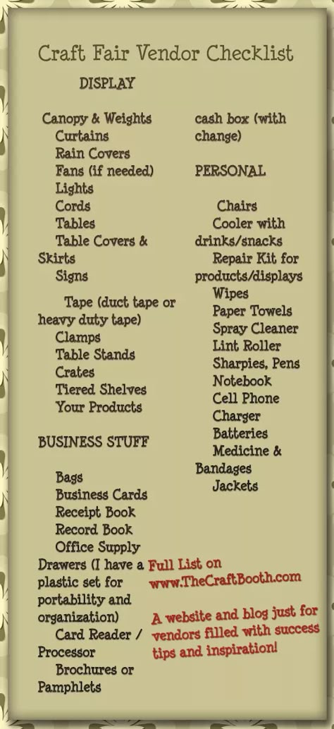 Vendor Checklist, Craft Fair Vendor, Craft Fair Booth Display, Craft Show Booths, Craft Show Booth, Craft Booth Display, Vendor Displays, Store Concept, Fair Display