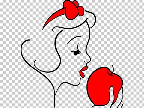 Snow White Symbols, Snow White Outline, Fairytale Cookies, Snow White Svg, Snow White Drawing, Artwork Black And White, Princess Cookies, Disney Logo, Idee Cricut