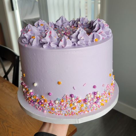 IG: @cheekysweetsoregon Funfetti Birthday Cake, Funfetti Birthday, Birthday Ideas, Birthday Cake, Birthday Party, Cake, Purple, Birthday, Quick Saves