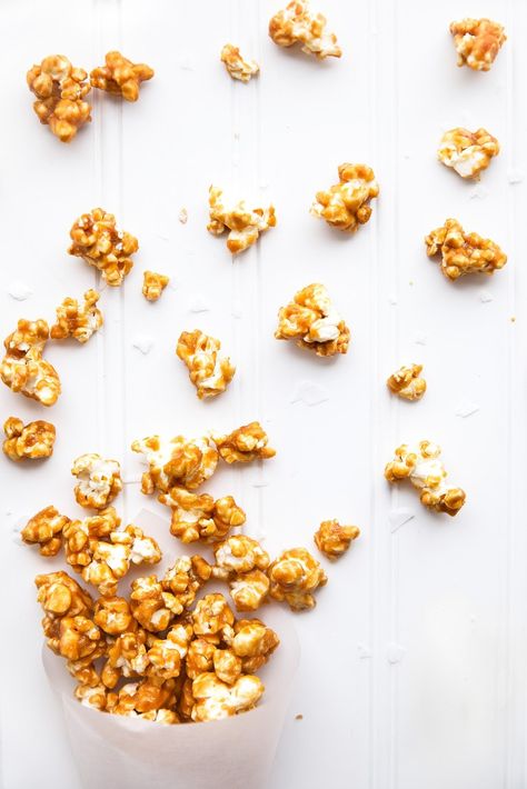 Salted Caramel Popcorn - Broma Bakery Popcorn Pictures, Popcorn Photography, Popcorn Seeds, High Wine, Popcorn Recipes Caramel, Stovetop Popcorn, Popcorn Bag, Salted Caramel Popcorn, Broma Bakery