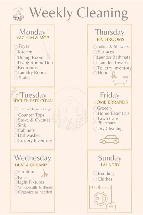 Day Week Month Cleaning Schedule, Homemaker Schedule Daily Routines, Daily Monthly Weekly Cleaning, Kitchen Deep Clean, Daily Weekly Monthly Cleaning Schedule Template, Daily Weekly And Monthly Cleaning List, Blank Weekly Cleaning Schedule, Cleaning Schedule Blank, Homemaker Schedule