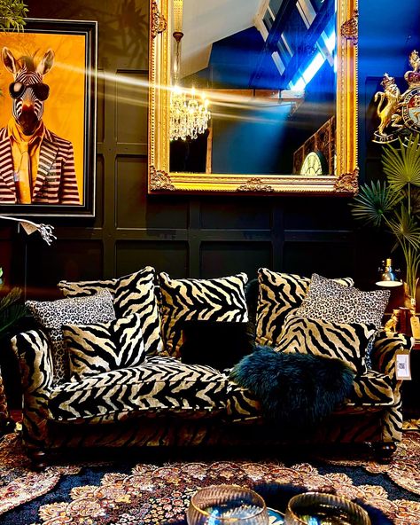 Just landed… 2 x our zebra sofas!... - Vintage Sofa Co. Zebra Couch, Zebra Sofa, Lovesac Couch, Sofas Vintage, Lavender Haze, Vintage Sofa, Bath House, Home Room Design, House Inspo