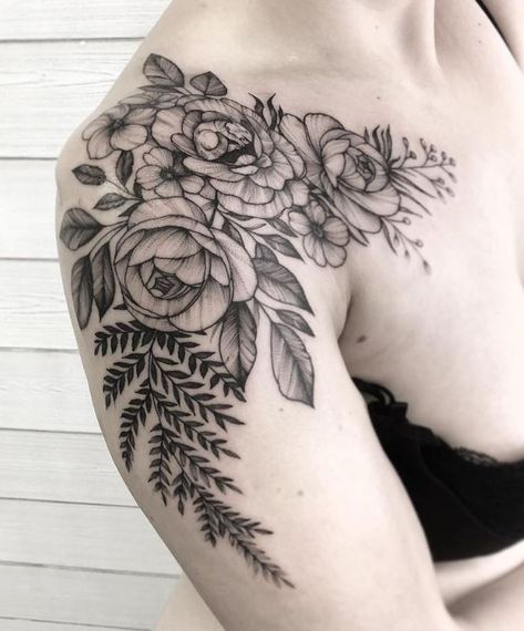 Traveling Tattoos, Tattoo Fairy, Wildflowers Tattoo, Russian Tattoo, Flower Tattoo Meanings, Shape Tattoo, Tattoo Instagram, Gray Flower, 4 Tattoo