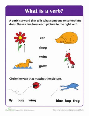 Animal Action Verbs | Worksheet | Education.com What Is Verbs, What Is A Verb, Animals In Action, Action Verbs Worksheet, Eng Grammar, Verbs For Kids, Verbs Worksheet, Verb Practice, Present Tense Verbs