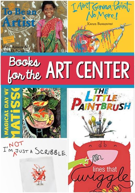 Art Center Ideas, Art Center Preschool, Books About Art, Art For Preschool, Famous Artists For Kids, Art Books For Kids, Pre K Pages, Montessori Art, Art Curriculum