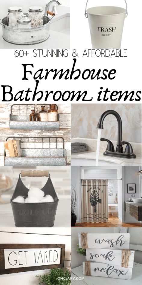 60+ Modern Farmhouse Bathroom Decor Ideas On A Small Budget. Brilliant farmhouse bathroom accessories from soap dispenser to towel bars and wire baskets, these shabby chic ideas are guaranteed to transform your french country style bathroom! #farmhouse #farmhousestyle #farmhousedecor #farmhousebathroom #farmhousebathroomdecor French Country Style Bathroom, Country Style Bathroom, Shabby Chic Ideas, Modern Farmhouse Bathroom Decor, Farmhouse Modern Decor, Country Style Bathrooms, Farmhouse Bathroom Accessories, Pretty Living Room, Farmhouse Bathroom Decor Ideas