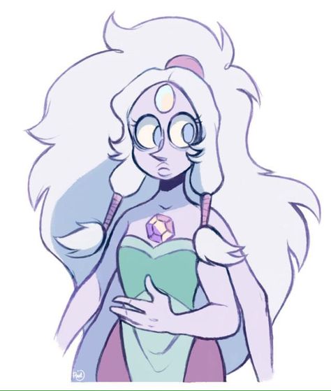 espec... opal 8 Opal Fanart Steven Universe, Steven Universe Gem Fanart, Opal Steven Universe Fanart, Fusions Su, Steven Universe Opal, Opal Steven Universe, Opal Fusion, Giant Woman, Steven Universe Fusion