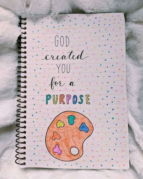 Bible Verse Drawings Ideas, Journal Ideas Bible, Cute Bible Doodles, Bible Verse Journaling, Bible Journal Ideas, Created For A Purpose, God Journal, Jesus Journal, Bible Drawings