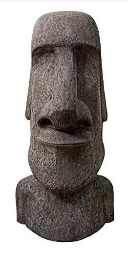 Fallen Soldier Cross, Easter Island Heads, Body Sculpture, Tiki Mask, Fallen Soldier, Head Statue, Stone Statues, Easter Island, Crushed Stone